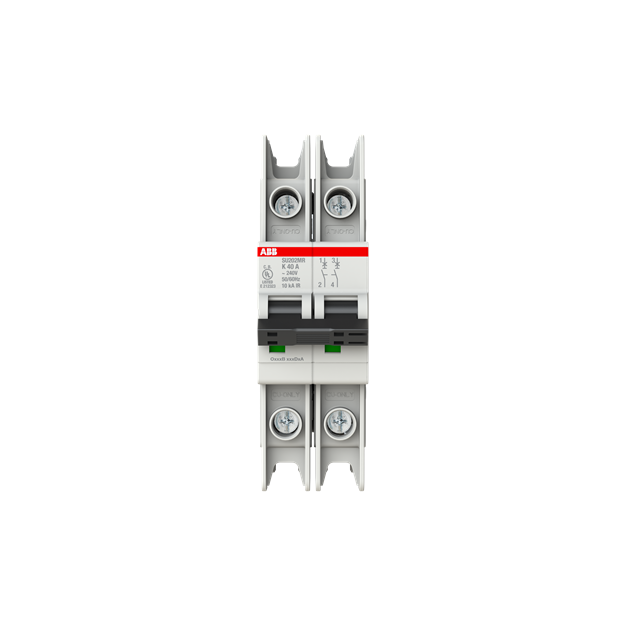 ABB 2CDS272347R0557 SU202MR-K40 Sicherungsautomat K-Charakteristik  10kA  40A  2P  RTT
