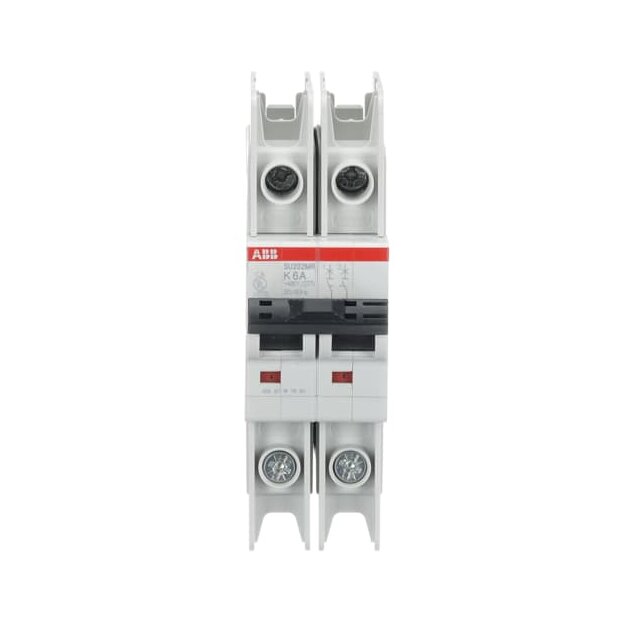 ABB 2CDS272347R0377 SU202MR-K6 Sicherungsautomat K-Charakteristik  10kA  6A  2P  RTT