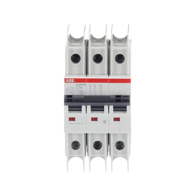 ABB 2CDS273337R0014 SU203M-C1 Sicherungsautomat C-Charakteristik  10kA  1A  3P UL489