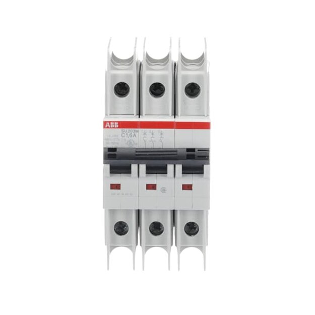 ABB 2CDS273337R0974 SU203M-C1 6 Sicherungsautomat C-Charakteristik  10kA  1 6A  3P UL489