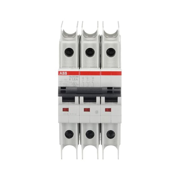 ABB 2CDS273337R0257 SU203M-K1 6 Sicherungsautomat K-Charakteristik  10kA  1 6A  3P UL489
