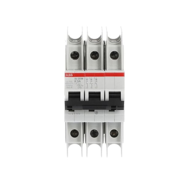 ABB 2CDS273337R0317 SU203M-K3 Sicherungsautomat K-Charakteristik  10kA  3A  3P UL489