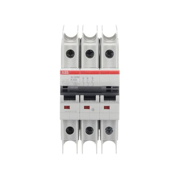 ABB 2CDS273337R0377 SU203M-K6 Sicherungsautomat K-Charakteristik  10kA  6A  3P UL489