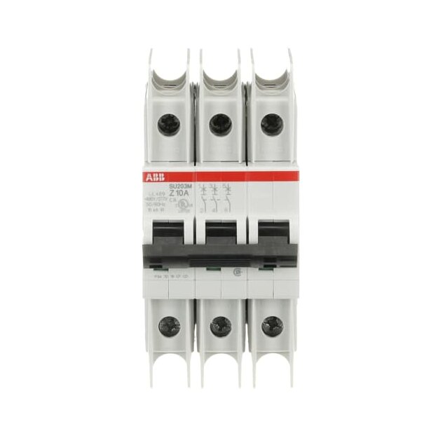 ABB 2CDS273337R0428 SU203M-Z10 Sicherungsautomat Z-Charakteristik  10kA  10A  3P UL489