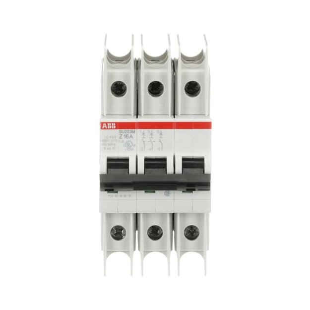 ABB 2CDS273337R0468 SU203M-Z16 Sicherungsautomat Z-Charakteristik  10kA  16A  3P UL489