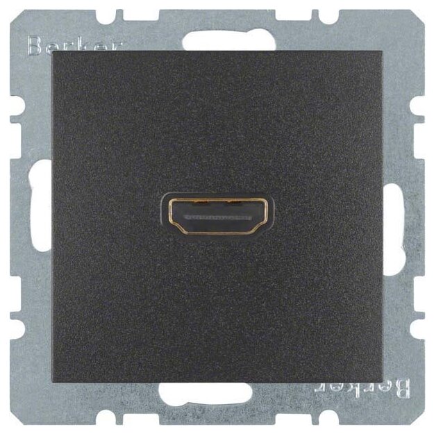 Berker 3315421606 High Definition Steckdose S.1/B.3/B.7 Anthrazit matt