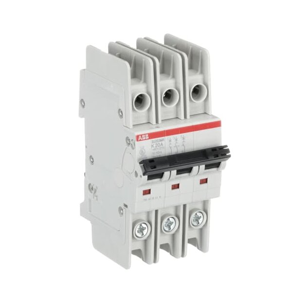 ABB 2CDS273347R0487 SU203MR-K20 Sicherungsautomat K-Charakteristik  10kA  20A  3P  RTT