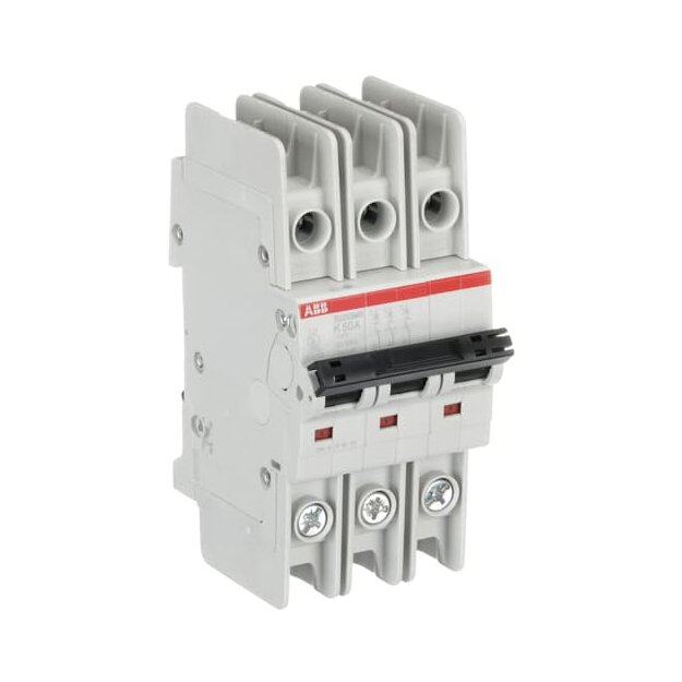 ABB 2CDS273347R0577 SU203MR-K50 Sicherungsautomat K-Charakteristik  10kA  50A  3P  RTT