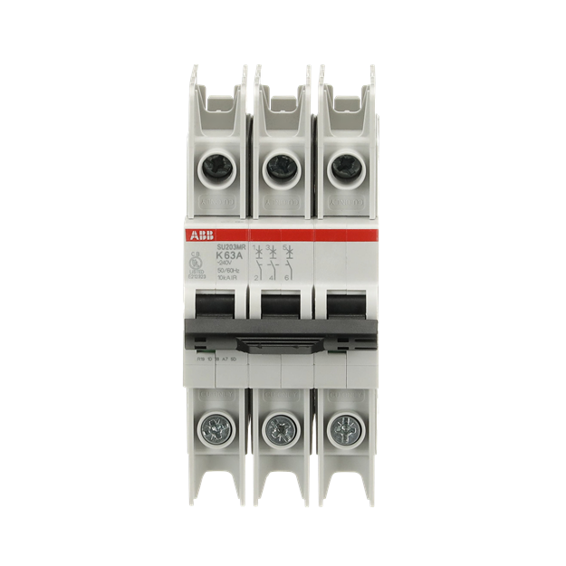 ABB 2CDS273347R0607 SU203MR-K63 Sicherungsautomat K-Charakteristik  10kA  63A  3P  RTT