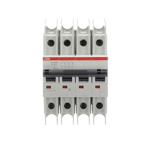 ABB 2CDS274337R0457 SU204M-K15 Sicherungsautomat K-Charakteristik  10kA  15A  4P UL489