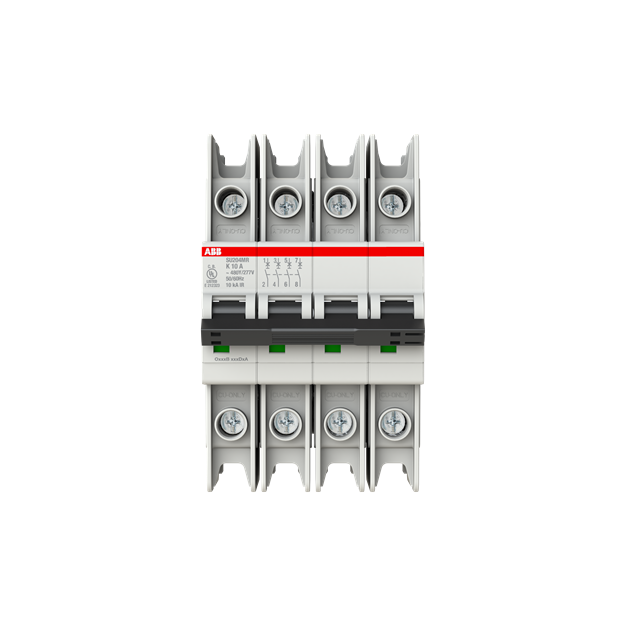 ABB 2CDS274347R0427 SU204MR-K10 Sicherungsautomat K-Charakteristik  10kA  10A  4P  RTT