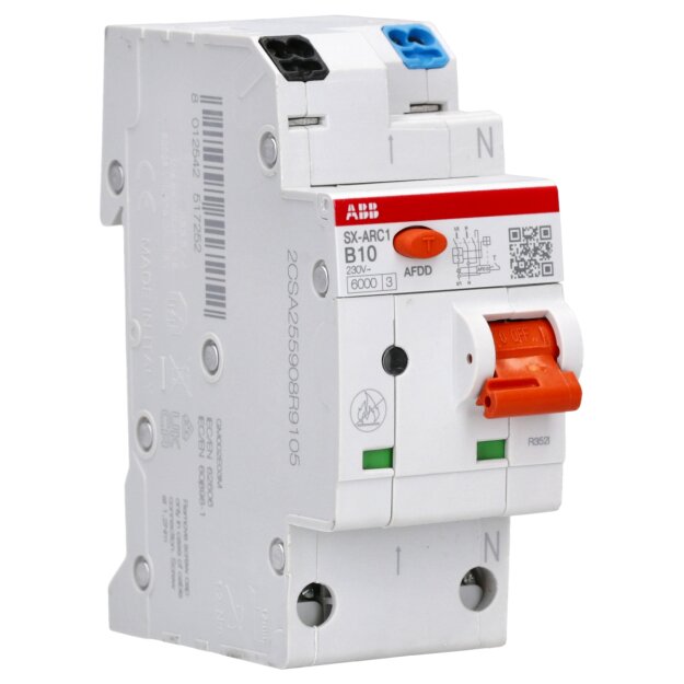 ABB 2CSA255908R9105 AFDD+LS SX-ARC1-B10 Flexline 6kA  1P+N  2TE Fehlerlichtbogen-Schutzeinrichtung + LS