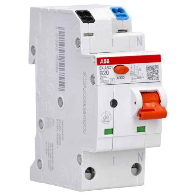 ABB 2CSA255908R9205 AFDD+LS SX-ARC1-B20 6kA 1P+N Flexline 2TE Fehlerlichtbogen-Schutzeinrichtung + LS