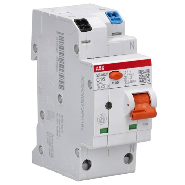 ABB 2CSA255908R9164 AFDD+LS SX-ARC1-C16 Flexline 6kA 1P+N 2TE Fehlerlichtbogen-Schutzeinrichtung + LS