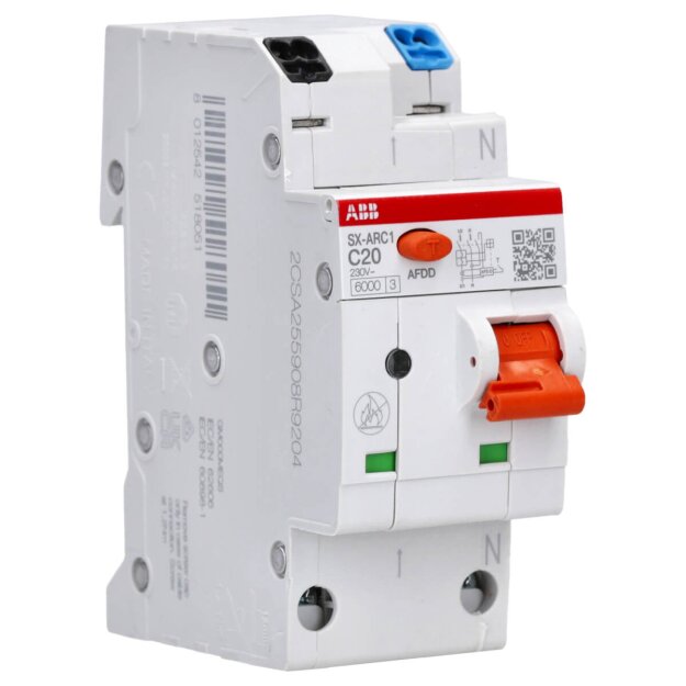 ABB 2CSA255908R9204 AFDD+LS SX-ARC1-C20 Flexline 6kA 1P+N  2TE Fehlerlichtbogen-Schutzeinrichtung + LS
