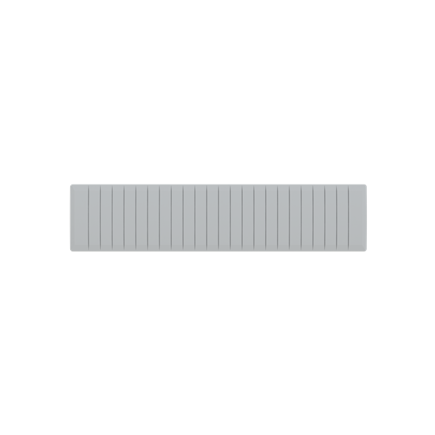 ABB 2CDL000001R1220 SZ-BP12G Blindplatte 46x220mm grau