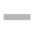 ABB 2CDL000001R1220 SZ-BP12G Blindplatte 46x220mm grau