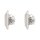 Busch-Jaeger Busch-Duro 2000 SI Set: 2x 20 EUK-212 Steckdose mit Klappdeckel + 2x 2511-212 Abdeckrahmen 1-fach Cremeweiß