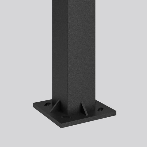RZB 6123570031 Leuchtenmast mit Bodenplatte