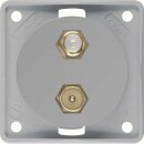 Berker 845632506 Antennen-Verbinderdose TV/SAT Integro...