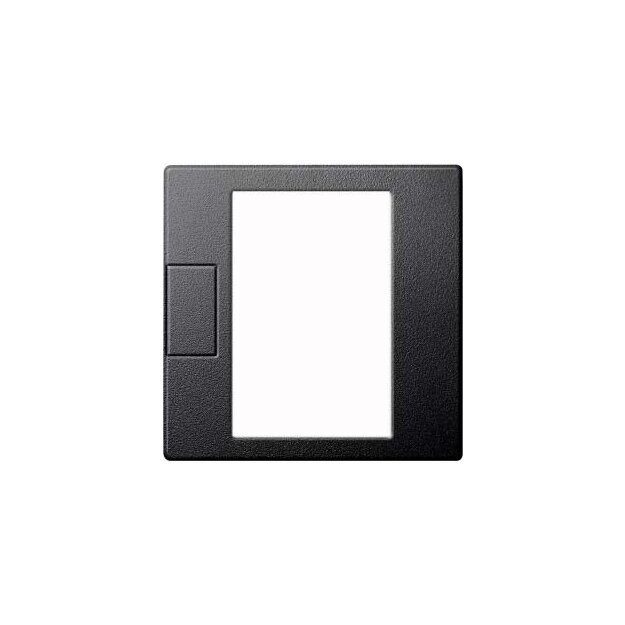 Merten MEG5775-0414 Zentralplatte für Universal Temperaturregler-Einsatz mit Touch-Display Anthrazit System M