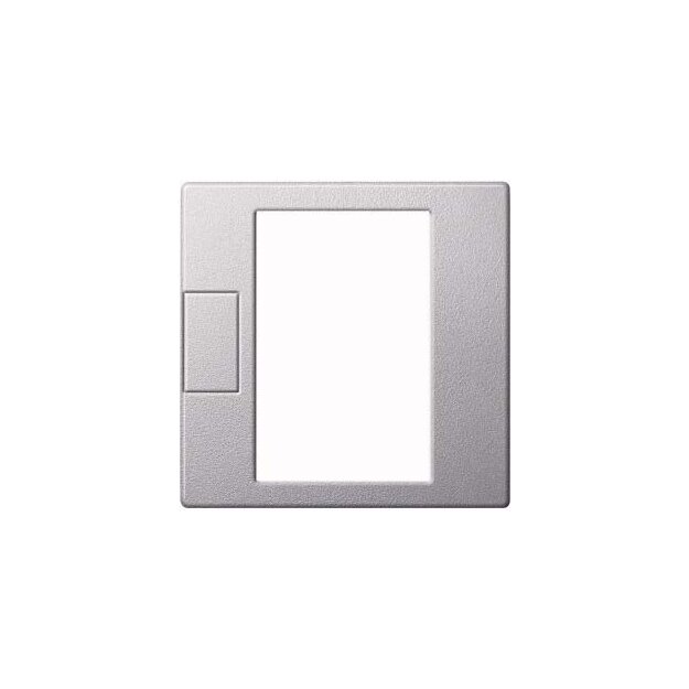 Merten MEG5775-0460 Zentralplatte für Universal Temperaturregler-Einsatz mit Touch-Display Aluminium System M