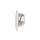Busch-Jaeger Busch-Duro 2000 SI Set: 1x Rutenbeck Anschlussdose flex 136104030 mit Zentralscheibe + 2x 20 EUC-212 SCHUKO Steckdosen-Einsatz + 1x 2513-212 3-fach Rahmen Cremeweiß
