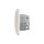 Busch-Jaeger Busch-Duro 2000 SI Set: 1x Rutenbeck Anschlussdose flex 136104030 mit Zentralscheibe + 1x Anschlußdose TAE 3x6 NFN Up0 mit Zentralscheibe + 2512-212 2-fach Rahmen Cremeweiß