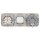 Busch-Jaeger Busch-Duro 2000 SI Set: Rutenbeck Anschlussdose 136104070 UAE-Cat.6A iso-8/8 Up 0 & Zenrtalscheibe + Telefondose TAE 3x6 NFN Up0 rw & Zenrtalscheibe + 20 EUC-212 Steckdose + 2523-212 Rahmen Cremeweiß