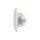 Busch-Jaeger Busch-Duro 2000 SI Set: 1x Rutenbeck Anschlußdose TAE 3x6 NFN Up0 rw mit Zentralscheibe + 1x  20 EUC-212 Steckdose + 2512-212 2-fach Rahmen Cremeweiß