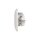 Busch-Jaeger Busch-Duro 2000 SI Set: 1x  UP 2-Loch SAT Dose Triax EDU 04 F mit Zentralscheibe +  1x 20 EUC-212 Steckdose + 1x 2512-212 2-fach Rahmen Cremeweiß