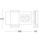 Steinel L 270 digi SC Sensor-LED-Außenleuchte