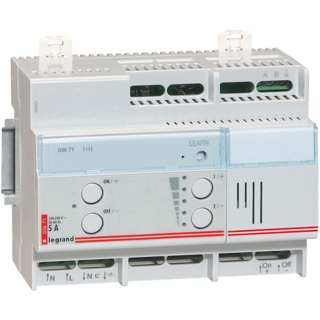 Legrand 003671 Universaldimmer 1000W Lastart: R L C Fern-/Direktsteuerung 230V 50/60Hz 6TE