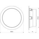 Steinel RS PRO DL 200 SC Sensor-LED-Innenleuchte Bluetooth
