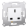 Merten MTN2120-0000 British-Standard Steckdosen-Einsatz 13A AC 250 V 2-polig + E
