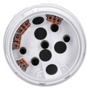 Busch-Wächter® Pro Set: Busch-Jaeger 6851/9-134 90° BT Bewegungsmelder mit Steuerung via Bluetooth App flexible Montage + 6851/DR-134 Designrahmen Weiß
