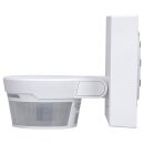 Busch-Wächter® Pro Set: Busch-Jaeger 6851/9-134 90° BT Bewegungsmelder mit Steuerung via Bluetooth App flexible Montage + 6851/DR-134 Designrahmen Weiß