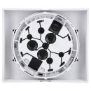 Busch-Wächter® Pro Set: Busch-Jaeger 6851/9-134 90° BT Bewegungsmelder mit Steuerung via Bluetooth App flexible Montage + 6851/DR-134 Designrahmen Weiß