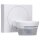Busch-Wächter® Pro Set: Busch-Jaeger 6851/9-134 90° BT Bewegungsmelder mit Steuerung via Bluetooth App flexible Montage + 6851/DR-134 Designrahmen Weiß