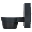 Busch-Wächter® Pro Set: Busch-Jaeger 6851/9-135 90° BT Bewegungsmelder mit Steuerung via Bluetooth App flexible Montage + 6851/DR-135 Designrahmen Anthrazit