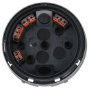 Busch-Wächter® Pro Set: Busch-Jaeger 6851/9-136 90° BT Bewegungsmelder mit Steuerung via Bluetooth App flexible Montage + 6851/DR-136 Designrahmen Edelstahl