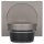 Busch-Wächter® Pro Set: Busch-Jaeger 6851/9-136 90° BT Bewegungsmelder mit Steuerung via Bluetooth App flexible Montage + 6851/DR-136 Designrahmen Edelstahl