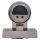 Busch-Wächter® Pro Set: Busch-Jaeger 6851/9-136 90° BT Bewegungsmelder mit Steuerung via Bluetooth App flexible Montage + 6851/DR-136 Designrahmen Edelstahl
