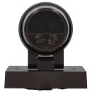 Busch-Wächter® Pro Set: Busch-Jaeger 6851/22-131 220° BT Bewegungsmelder mit Steuerung via Bluetooth App flexible Montage + 6851/DR-131 Designrahmen Braun