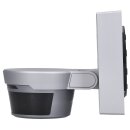 Busch-Wächter® Pro Set: Busch-Jaeger 6851/22-133 220° BT Bewegungsmelder mit Steuerung via Bluetooth App flexible Montage + 6851/DR-133 Designrahmen Alusilber