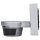 Busch-Wächter® Pro Set: Busch-Jaeger 6851/22-133 220° BT Bewegungsmelder mit Steuerung via Bluetooth App flexible Montage + 6851/DR-133 Designrahmen Alusilber