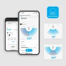 Busch-Wächter® Pro Set: Busch-Jaeger 6851/22-135 220° BT Bewegungsmelder mit Steuerung via Bluetooth App flexible Montage + 6851/DR-135 Designrahmen Anthrazit