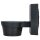 Busch-Wächter® Pro Set: Busch-Jaeger 6851/22-135 220° BT Bewegungsmelder mit Steuerung via Bluetooth App flexible Montage + 6851/DR-135 Designrahmen Anthrazit