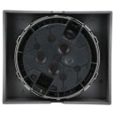 Busch-Wächter® Pro Set: Busch-Jaeger 6851/22-136 220° BT Bewegungsmelder mit Steuerung via Bluetooth App flexible Montage + 6851/DR-136 Designrahmen Edelstahl