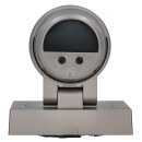 Busch-Wächter® Pro Set: Busch-Jaeger 6851/22-136 220° BT Bewegungsmelder mit Steuerung via Bluetooth App flexible Montage + 6851/DR-136 Designrahmen Edelstahl